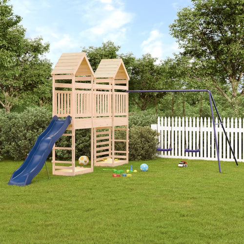vidaXL Outdoor Playset Solid Wood Pine-0