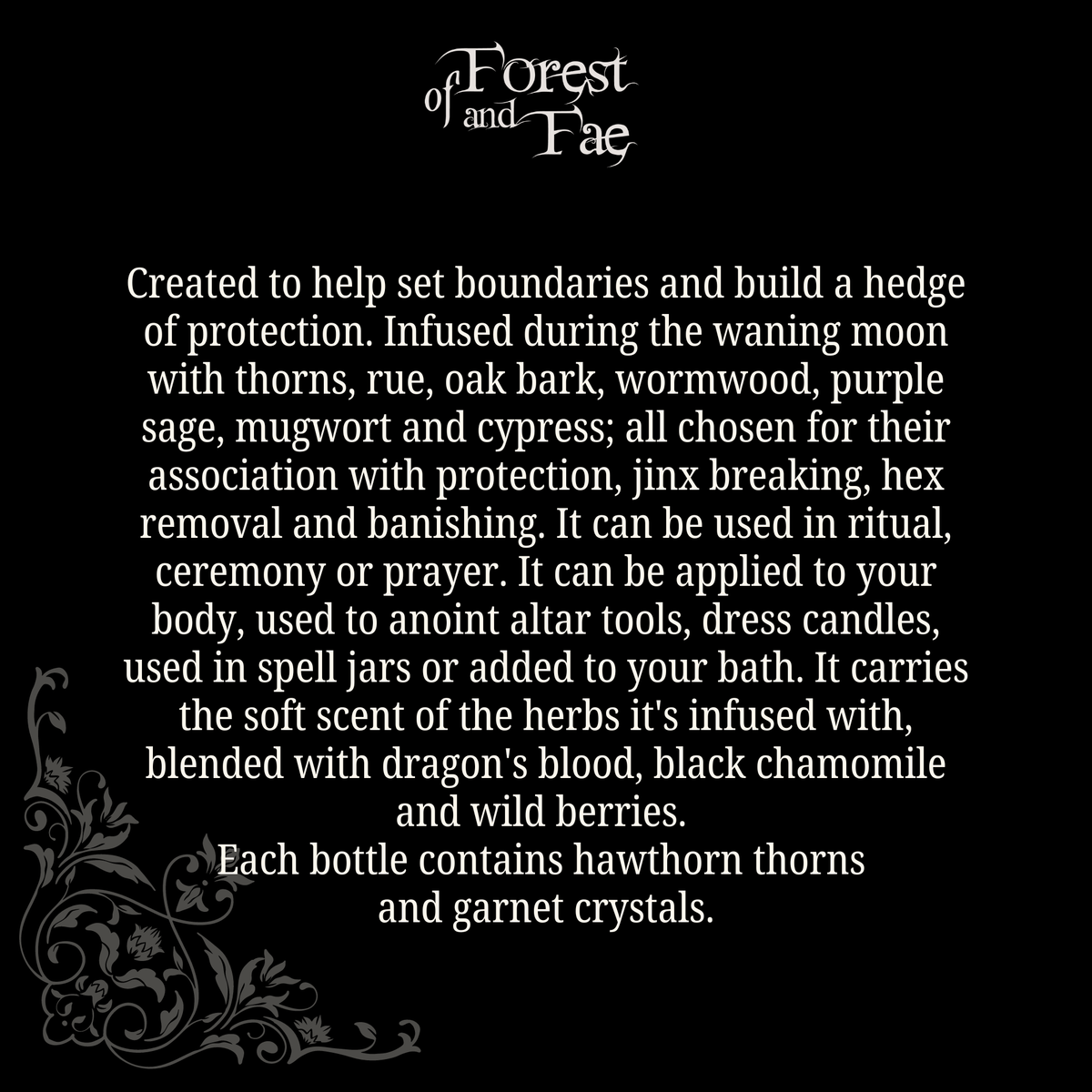 Shielding Ritual Oil • Altar Oil for Warding Hex Removal - Lucky Girl Gifts