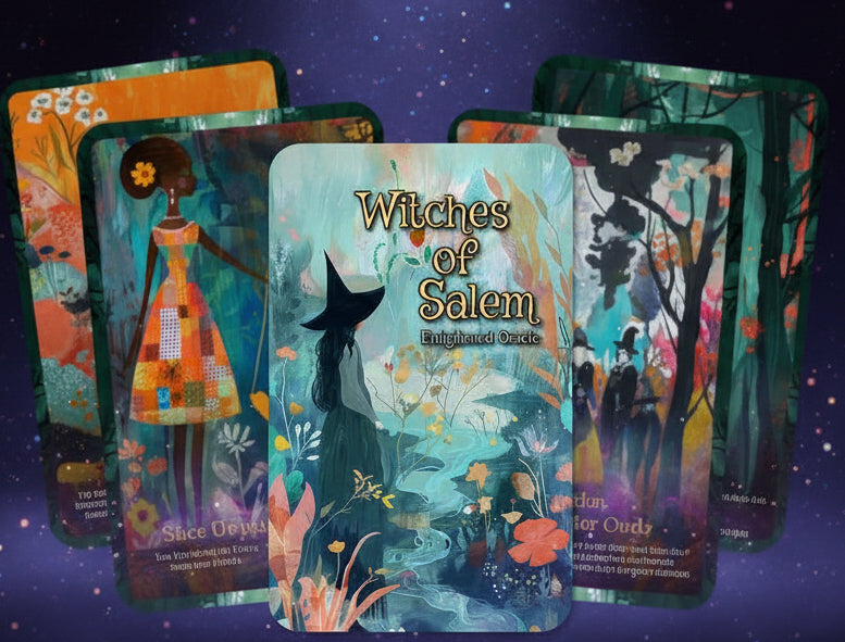 Witches of Salem Oracle | Enlightened Oracle Deck for Spiritual Guidance - Lucky Girl Gifts