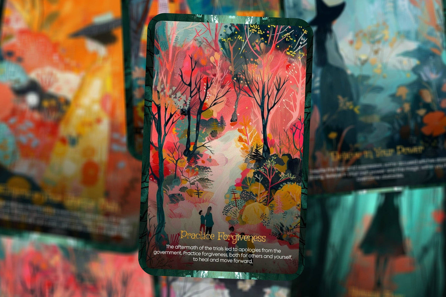 Witches of Salem Oracle | Enlightened Oracle Deck for Spiritual Guidance - Lucky Girl Gifts