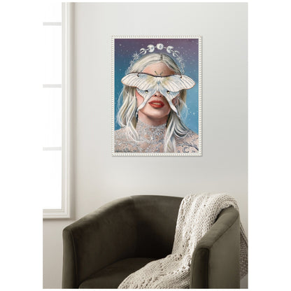 Moon Witch by Charlotte Brindley Framed Canvas Wall Art Print