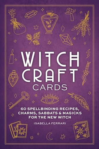Witchcraft Cards: 60 Spellbinding Recipes, Charms, Sabbats & Magicks for the New Witch - Other-0