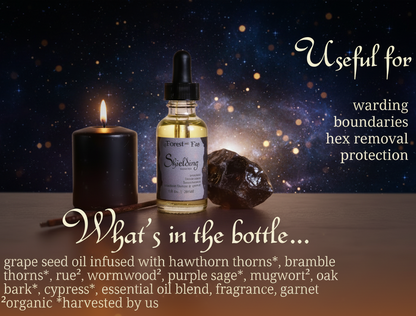 Shielding Ritual Oil - Powerful Altar Oil for Warding and Hex Removal - Lucky Girl Gifts