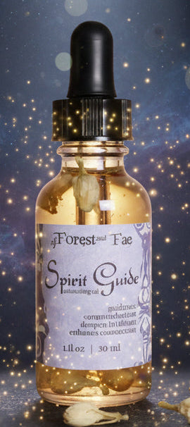 Spirit Guide Anointing Oil - Herb Infused Ritual Oil for Spiritual Connection - Lucky Girl Gifts
