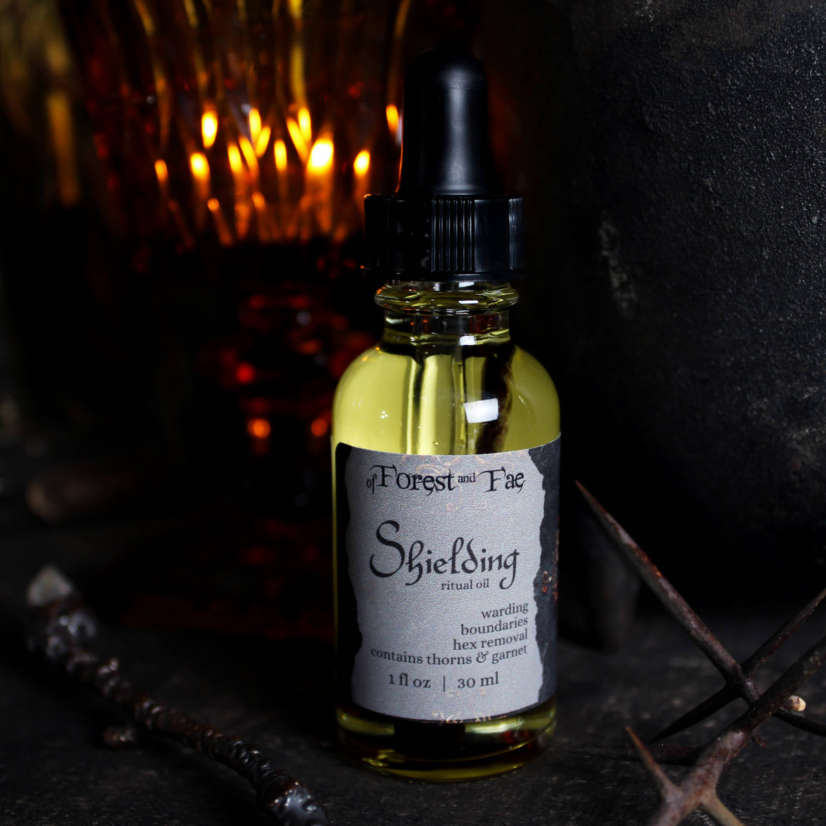 Shielding Ritual Oil • Altar Oil for Warding Hex Removal - Lucky Girl Gifts