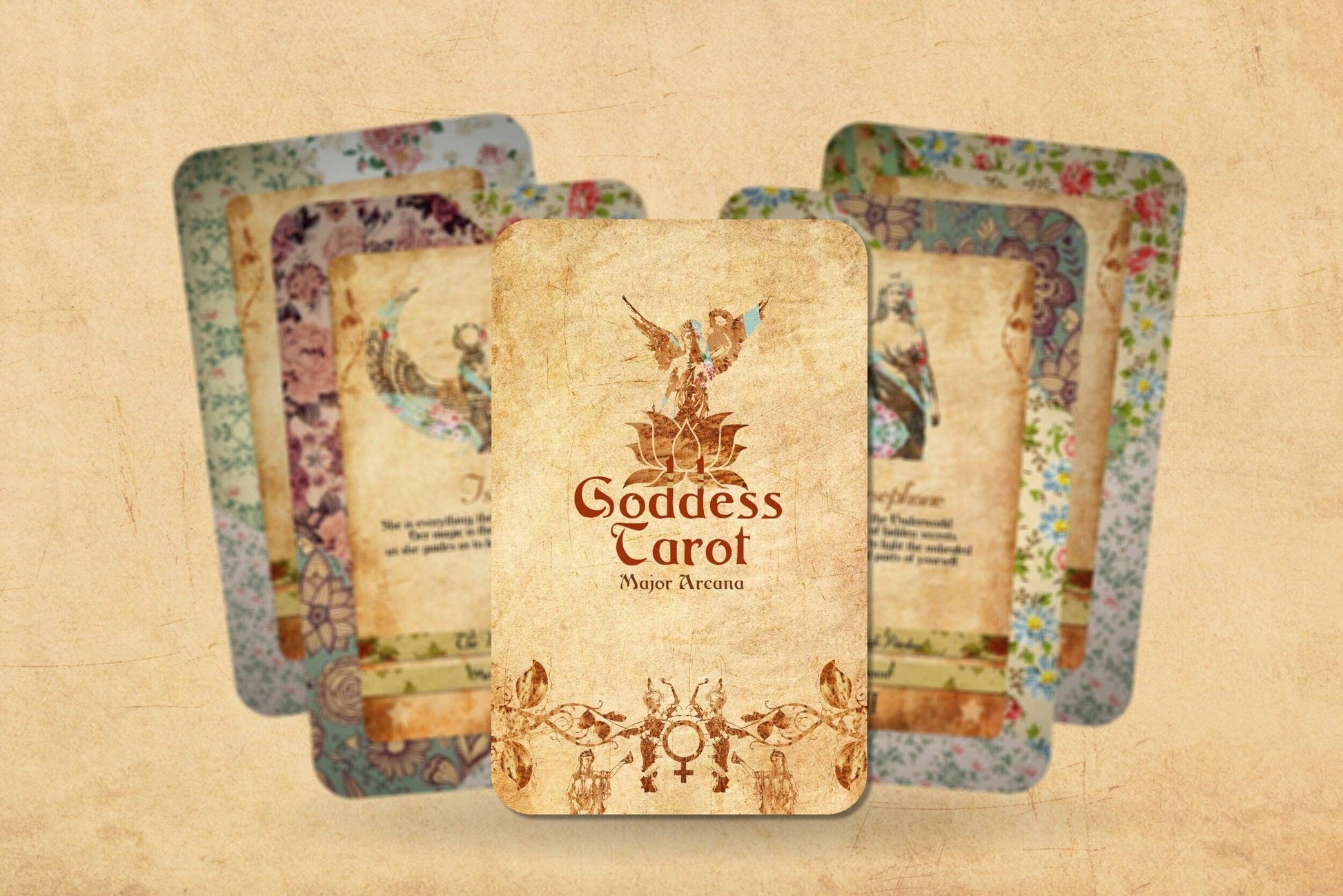 Tarot Deck - Goddess Power Cards - Major Arcana - Sacred Fem-1