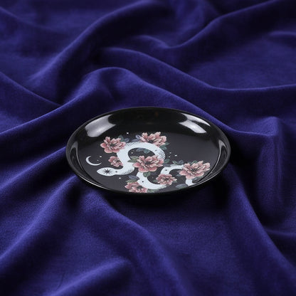 Snake & Flower Celestial Trinket Dish