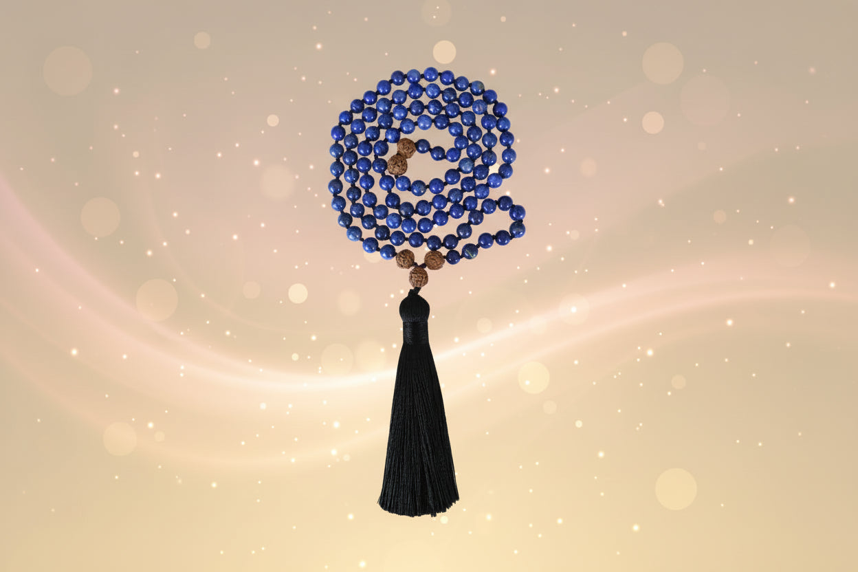 Inner Wisdom Lapis Lazuli Mala-0