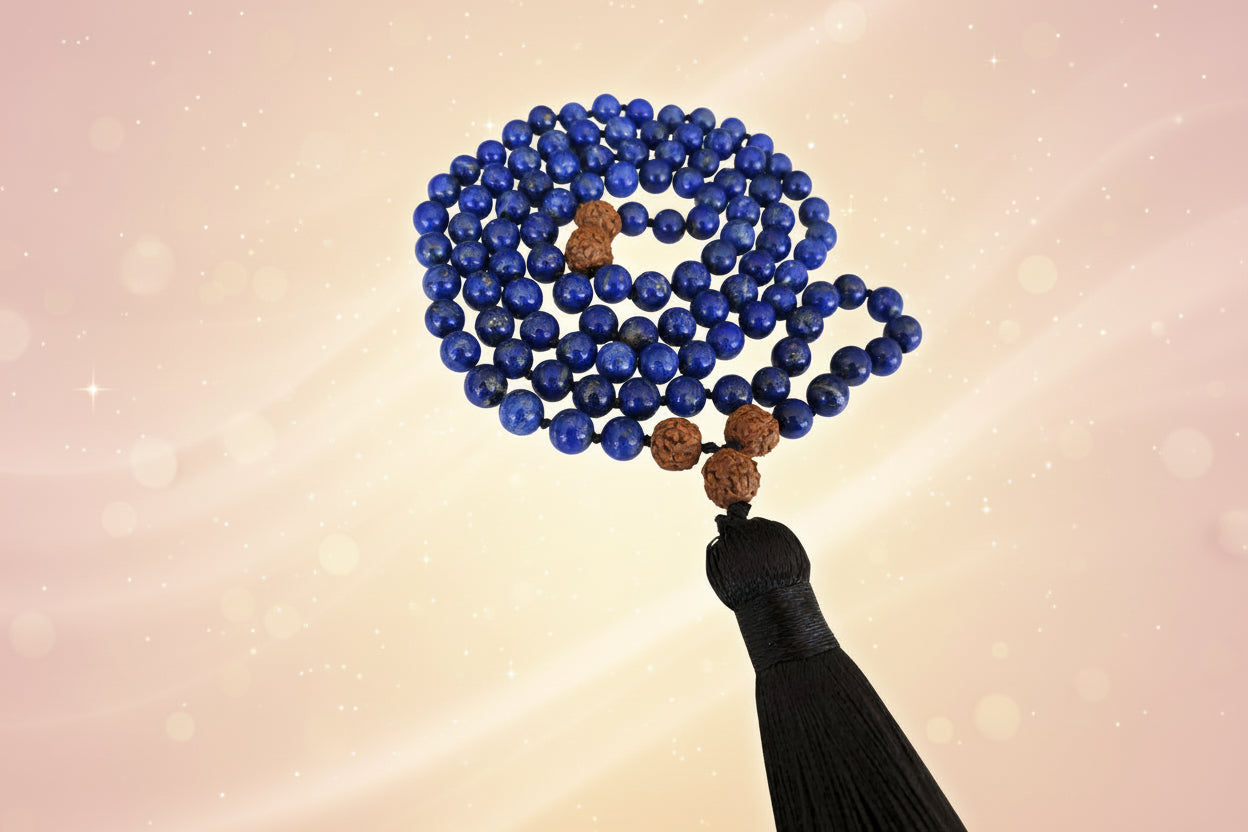 Inner Wisdom Lapis Lazuli Mala-3