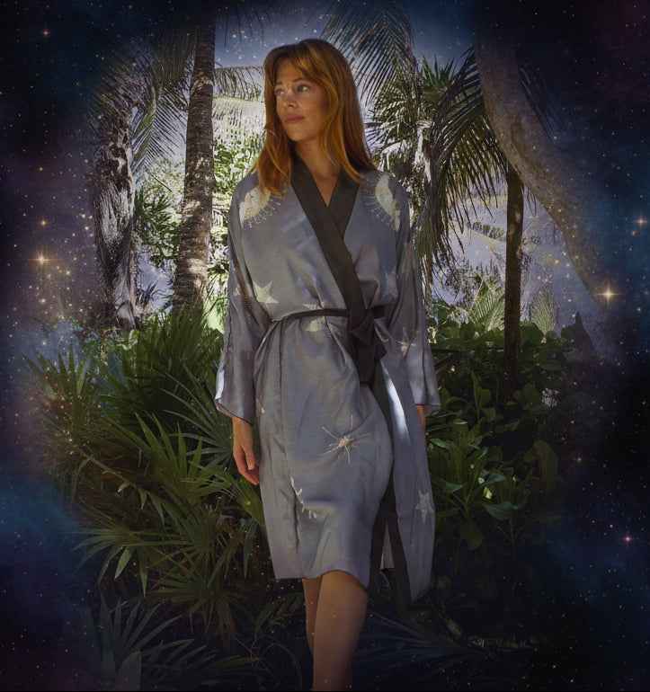 Rigel Robe Sky View Blue - Luxurious Comfort in Every Stitch