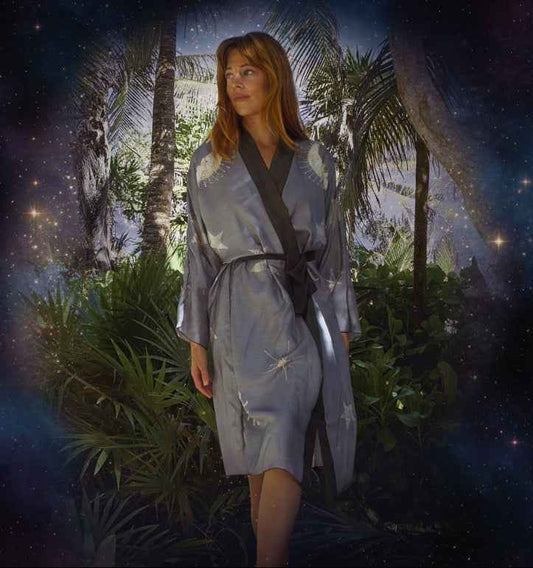 Rigel Robe Sky View Blue - Luxurious Comfort in Every Stitch