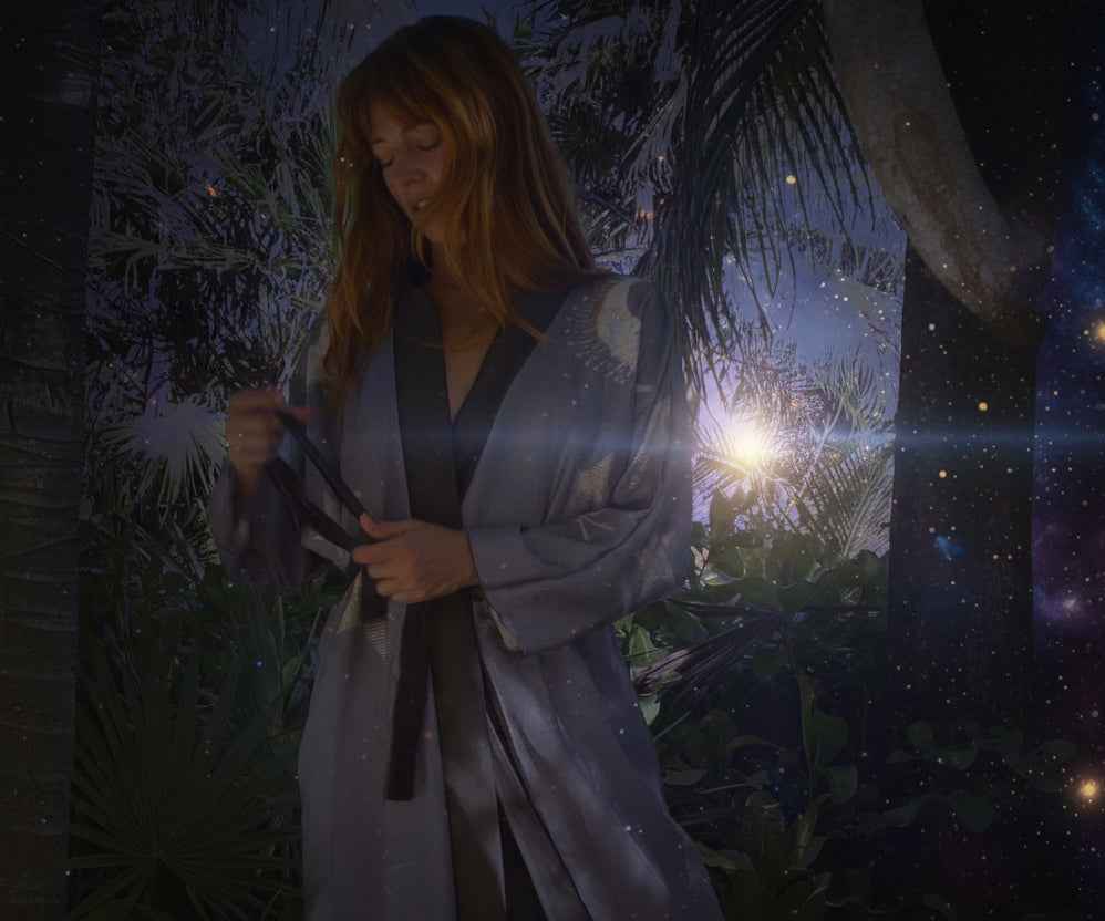 Rigel Robe Sky View Blue - Luxurious Comfort in Every Stitch