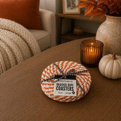 Fall Fabric Coasters - Lucky Girl Gifts