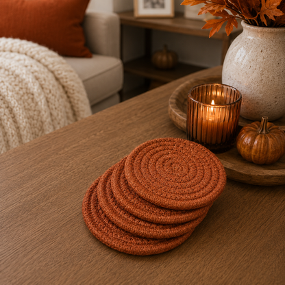 Fall Fabric Coasters - Lucky Girl Gifts