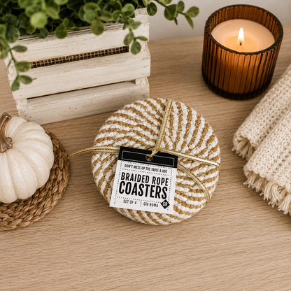 Fall Fabric Coasters - Lucky Girl Gifts