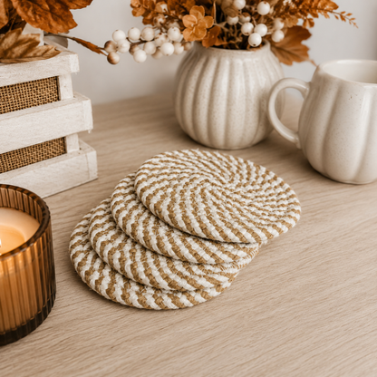 Fall Fabric Coasters - Lucky Girl Gifts