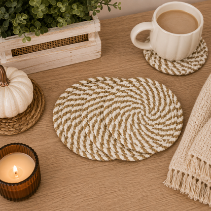 Fall Fabric Coasters - Lucky Girl Gifts