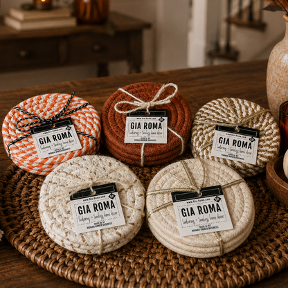 Fall Fabric Coasters