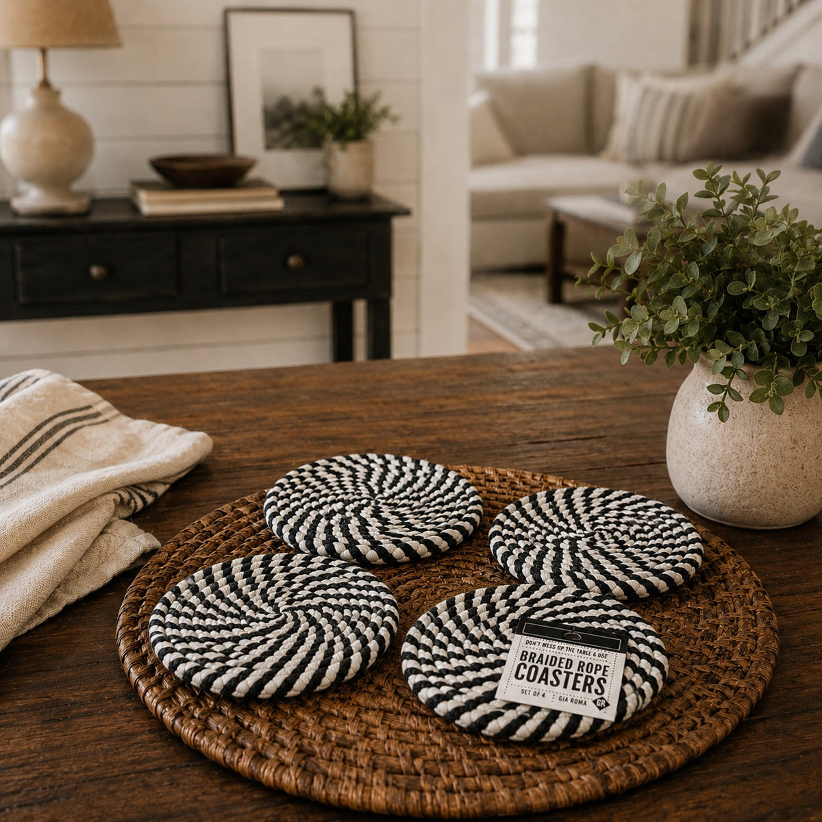 Fall Fabric Coasters - Lucky Girl Gifts