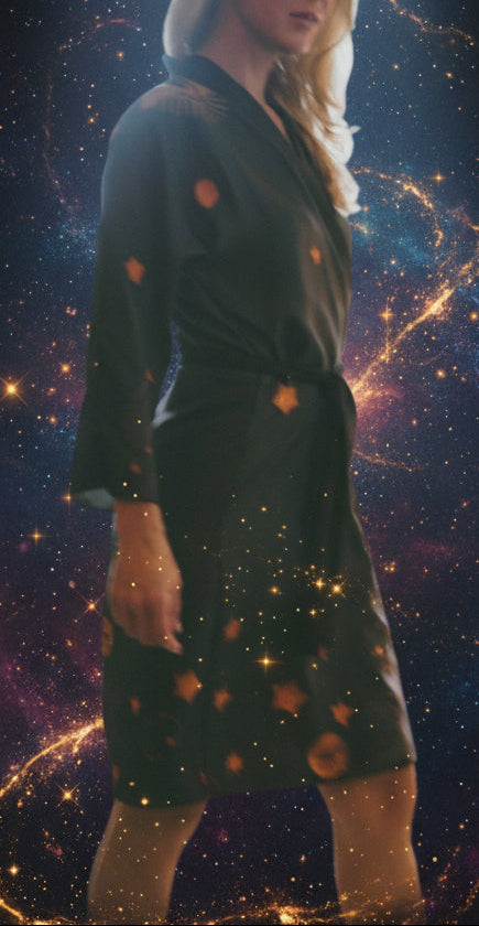 Silky Rigel Robe | Celestial Twilight Elegance - Lucky Girl Gifts