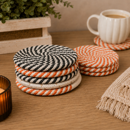 Fall Fabric Coasters - Lucky Girl Gifts