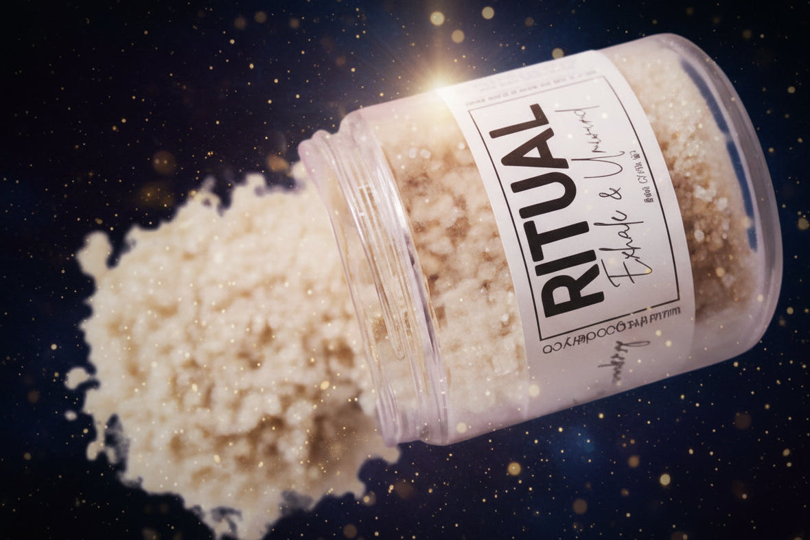 Ritual Bath Soaks with Sea Salt for Detoxifying and Relaxation - Lucky Girl Gifts