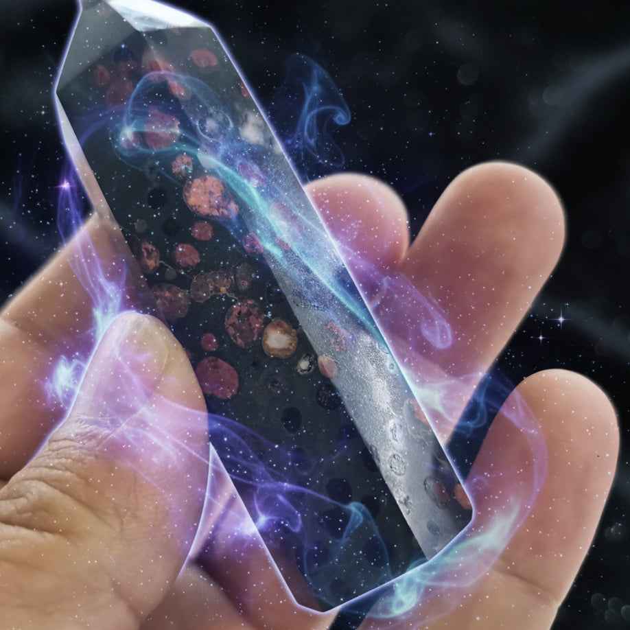 Natural Garnet Crystal Obelisk Tower Crystals