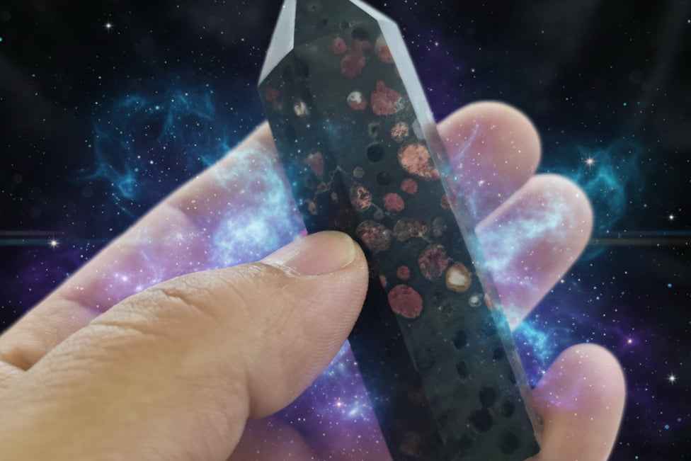 Natural Garnet Crystal Obelisk Tower Crystals