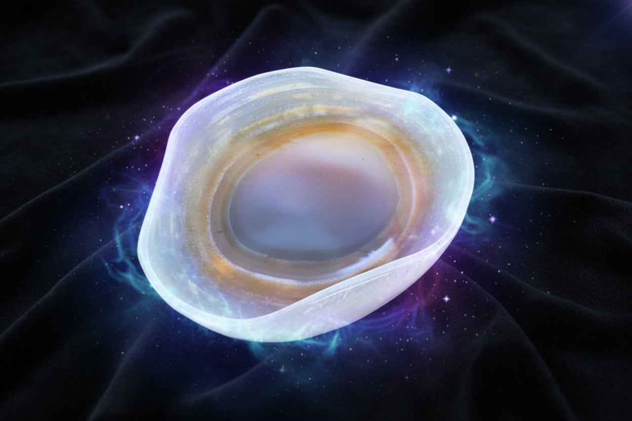 Irregular Shape Agate Stone Bowl Crystal