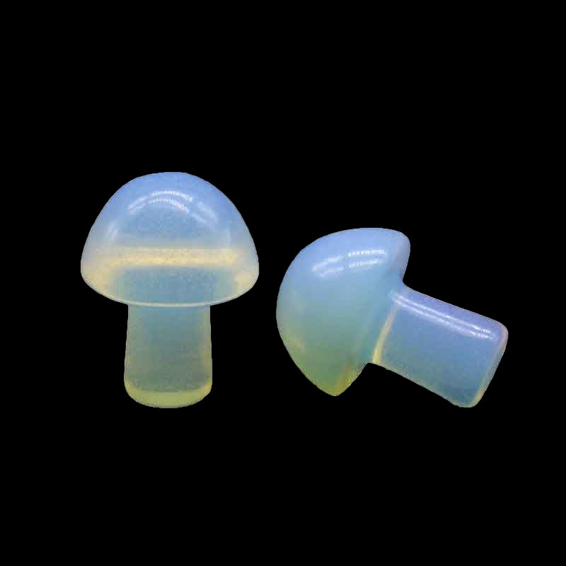 Pair of blue earplugs on a white background