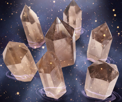 Smoky Quartz Healing Points | Grounding and Energy Balance - Lucky Girl Gifts