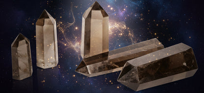 Smoky Quartz Healing Points | Grounding and Energy Balance - Lucky Girl Gifts