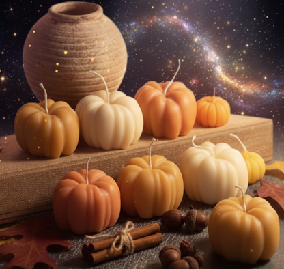 Autumn Pumpkin Candle for Cozy Fall Ambiance - Perfect for Mabon - Lucky Girl Gifts
