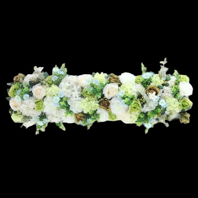 Floral arrangement on a white background