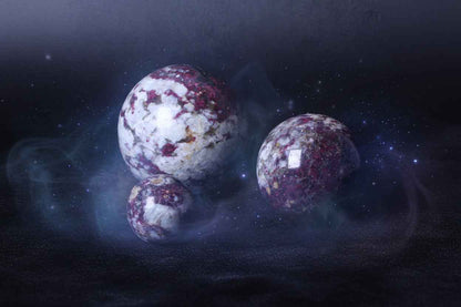 Red Tourmaline Sphere Crystal Ball