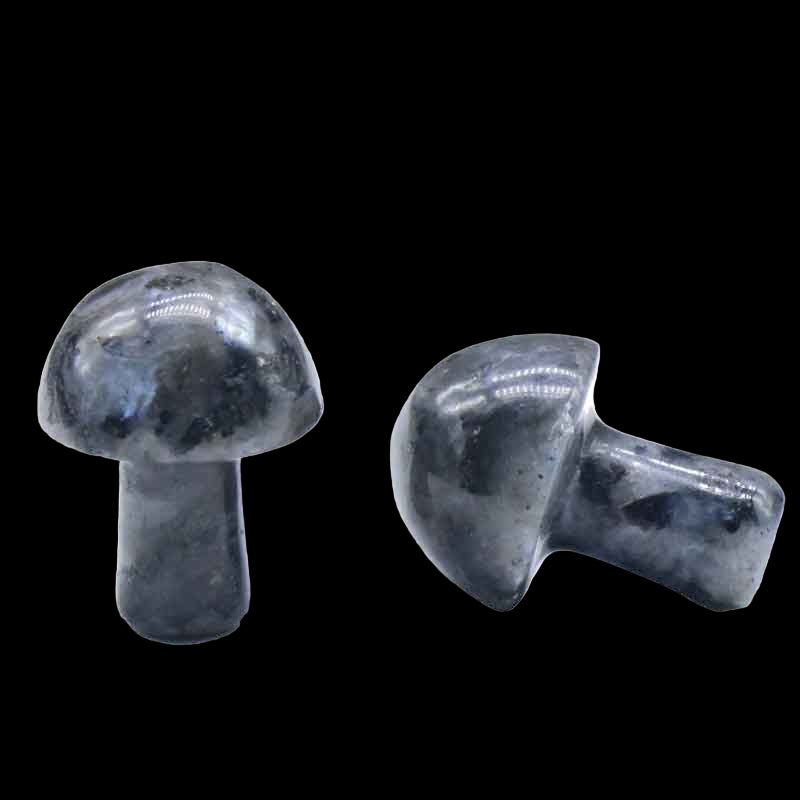 Pair of gray earbud headphones on a white background