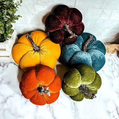 Velvet Pumpkins - Lucky Girl Gifts
