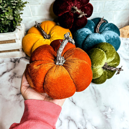 Velvet Pumpkins - Lucky Girl Gifts
