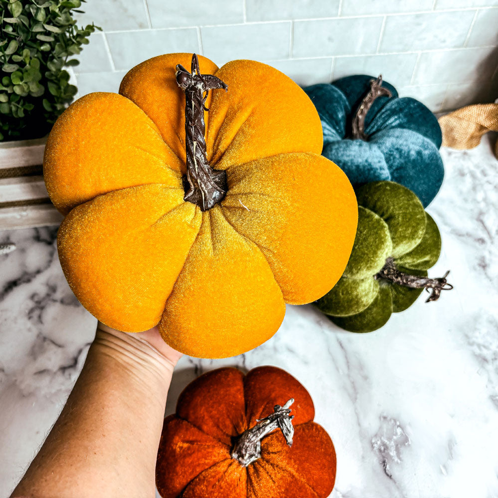 Velvet Pumpkins - Lucky Girl Gifts