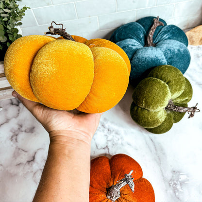 Velvet Pumpkins - Lucky Girl Gifts