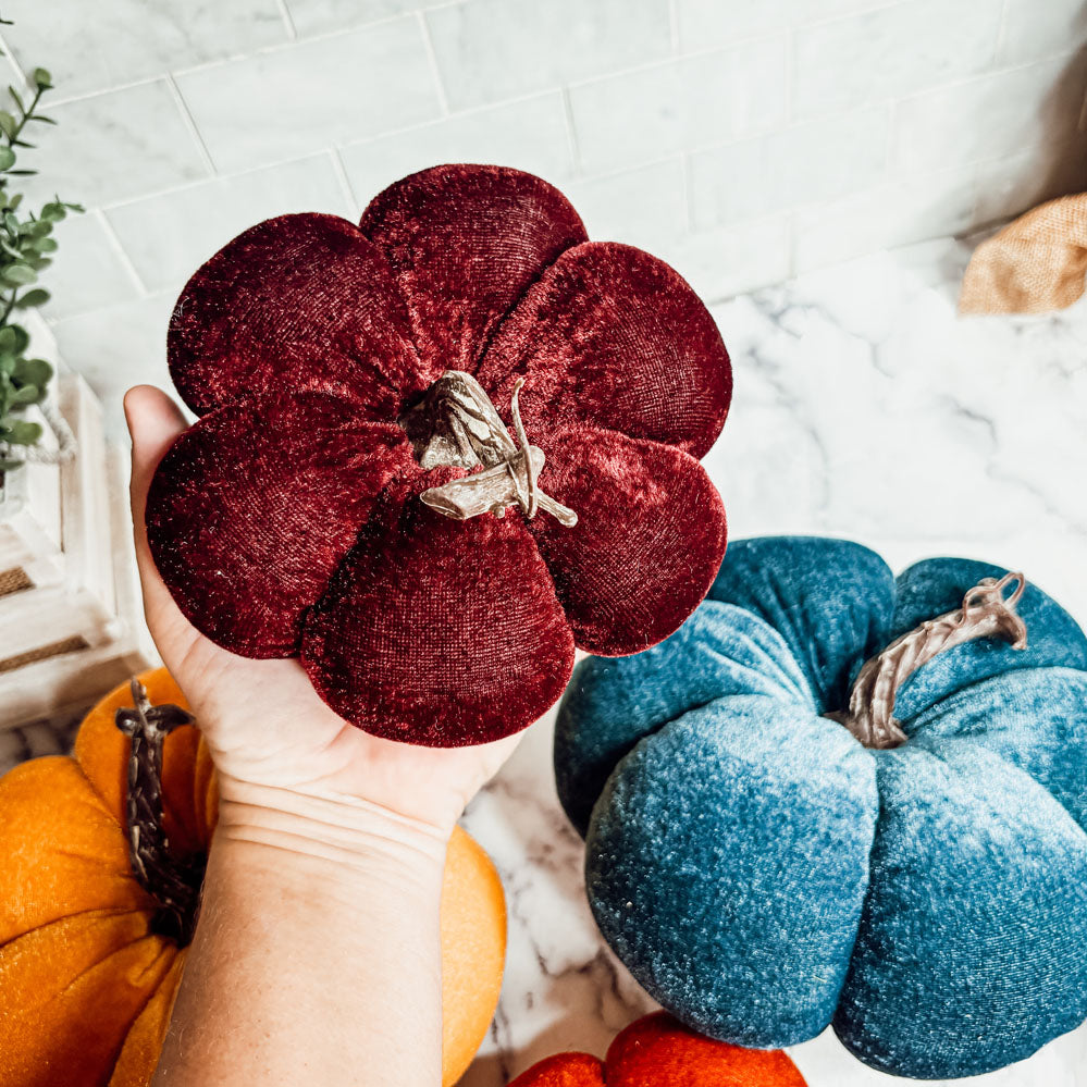 Velvet Pumpkins - Lucky Girl Gifts