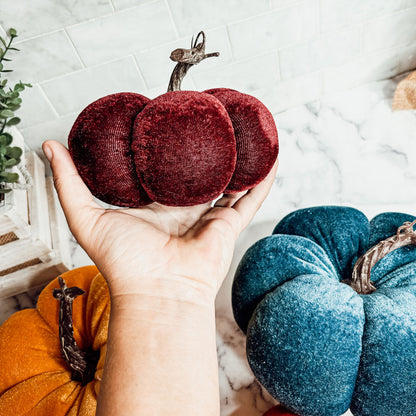 Velvet Pumpkins - Lucky Girl Gifts