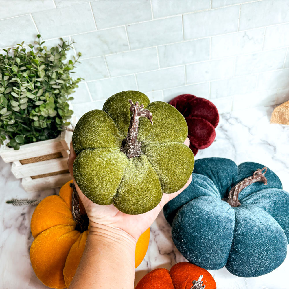 Velvet Pumpkins - Lucky Girl Gifts