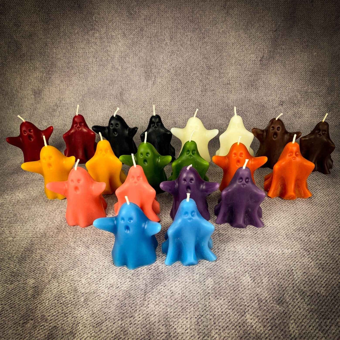 Beeswax Wishing Ghosts Spell Candle Set - Spirit Guide & Ancestor Magic
