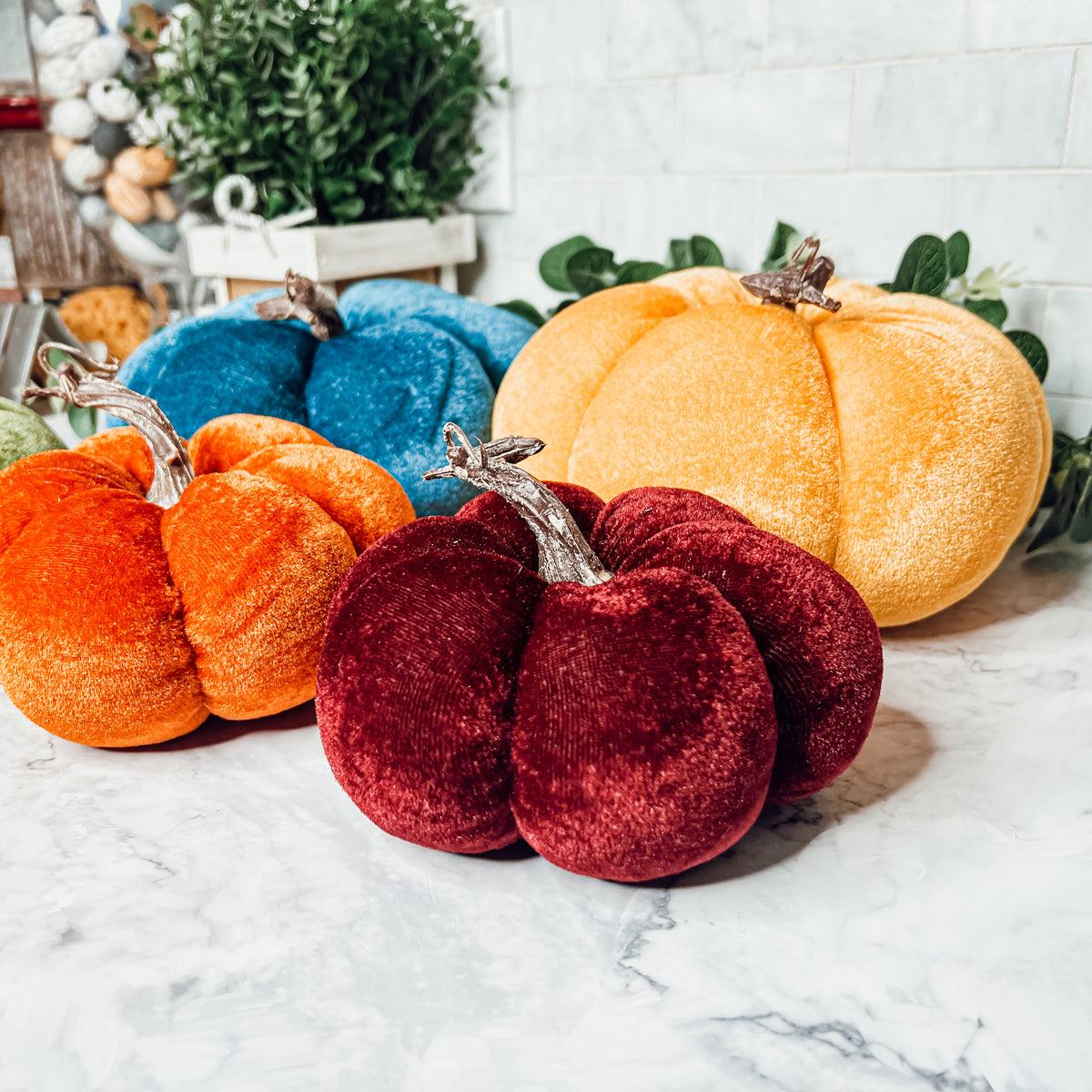Velvet Pumpkins - Lucky Girl Gifts