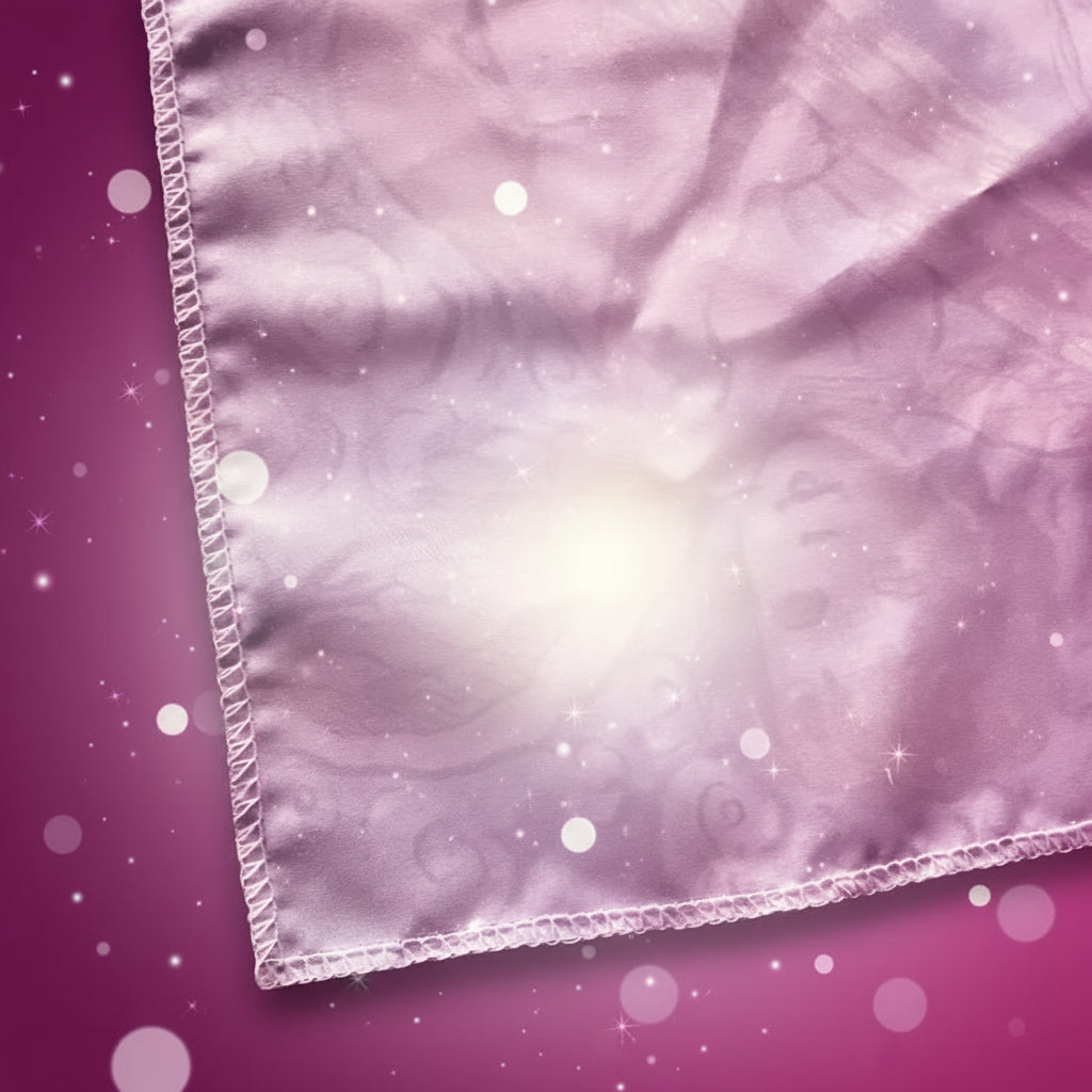 Close-up of a fabric with a pattern on a textured surface