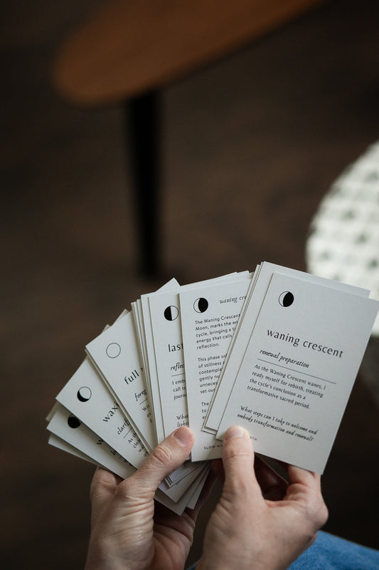 Lunar Reflections Moon Phase Deck Affirmations for Empowerment - Lucky Girl Gifts