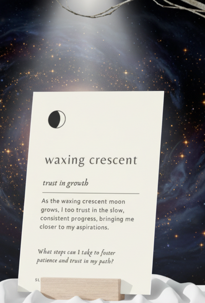 Lunar Reflections Moon Phase Deck Affirmations for Empowerment - Lucky Girl Gifts