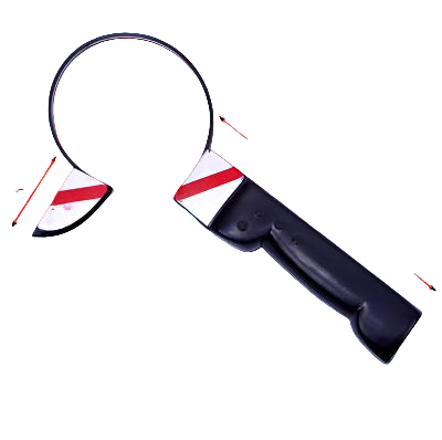 Halloween-themed tool with measurements on a white background