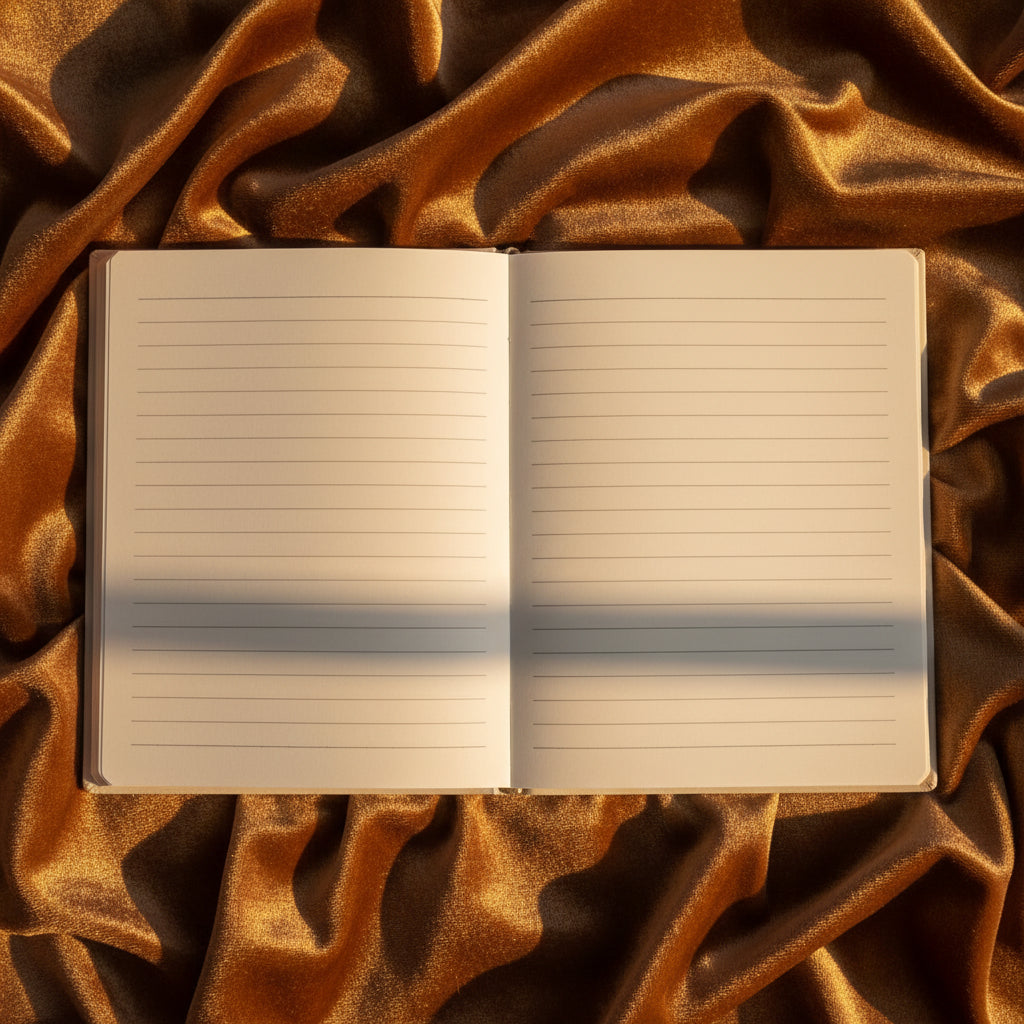 Moon Phase Velvet Journal